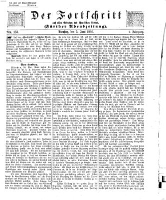 Der Fortschritt auf allen Gebieten des öffentlichen Lebens Dienstag 5. Juni 1866