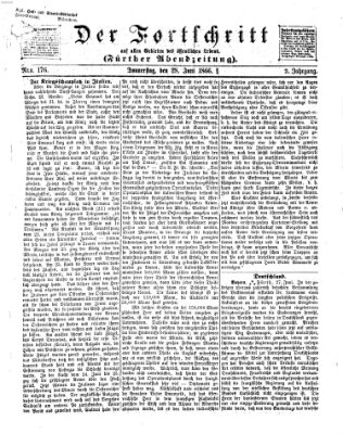 Der Fortschritt auf allen Gebieten des öffentlichen Lebens Donnerstag 28. Juni 1866