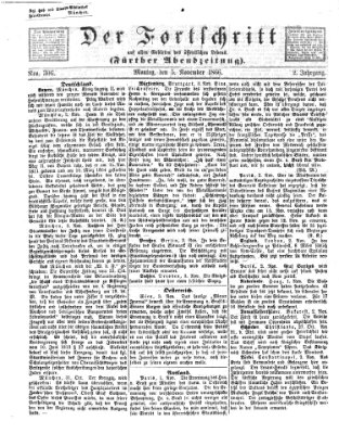 Der Fortschritt auf allen Gebieten des öffentlichen Lebens Montag 5. November 1866