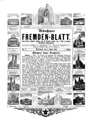 Münchener Fremdenblatt Mittwoch 5. April 1865