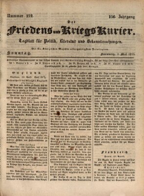 Der Friedens- u. Kriegs-Kurier (Nürnberger Friedens- und Kriegs-Kurier) Sonntag 2. Mai 1830