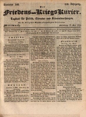 Der Friedens- u. Kriegs-Kurier (Nürnberger Friedens- und Kriegs-Kurier) Mittwoch 26. Mai 1830