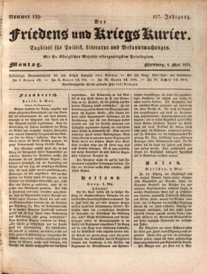 Der Friedens- u. Kriegs-Kurier (Nürnberger Friedens- und Kriegs-Kurier) Montag 9. Mai 1831