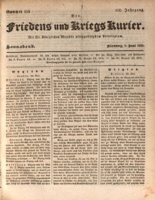 Der Friedens- u. Kriegs-Kurier (Nürnberger Friedens- und Kriegs-Kurier) Samstag 2. Juni 1832