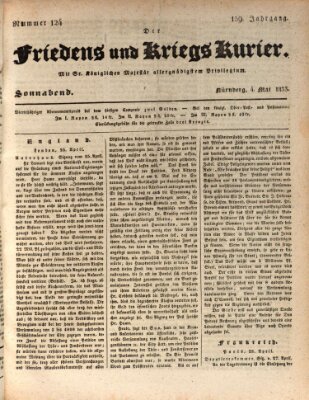 Der Friedens- u. Kriegs-Kurier (Nürnberger Friedens- und Kriegs-Kurier) Samstag 4. Mai 1833