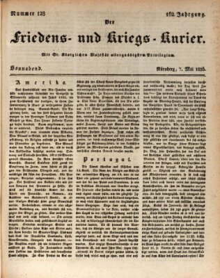 Der Friedens- u. Kriegs-Kurier (Nürnberger Friedens- und Kriegs-Kurier) Samstag 7. Mai 1836