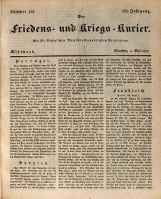 Der Friedens- u. Kriegs-Kurier (Nürnberger Friedens- und Kriegs-Kurier) Mittwoch 3. Mai 1837