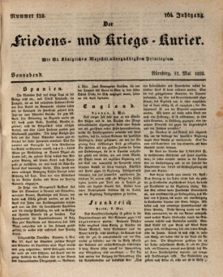 Der Friedens- u. Kriegs-Kurier (Nürnberger Friedens- und Kriegs-Kurier) Samstag 12. Mai 1838