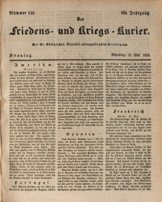 Der Friedens- u. Kriegs-Kurier (Nürnberger Friedens- und Kriegs-Kurier) Sonntag 20. Mai 1838