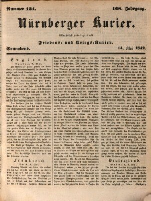 Nürnberger Kurier (Nürnberger Friedens- und Kriegs-Kurier) Samstag 14. Mai 1842