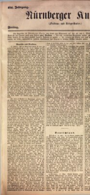 Nürnberger Kurier (Nürnberger Friedens- und Kriegs-Kurier) Freitag 29. September 1848