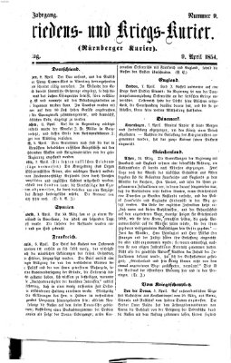 Nürnberger Friedens- und Kriegs-Kurier Sonntag 9. April 1854