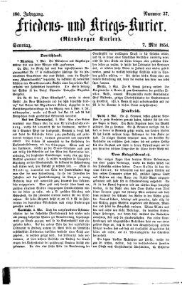 Nürnberger Friedens- und Kriegs-Kurier Sonntag 7. Mai 1854