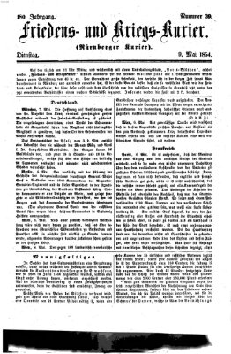 Nürnberger Friedens- und Kriegs-Kurier Dienstag 9. Mai 1854