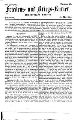 Nürnberger Friedens- und Kriegs-Kurier Samstag 13. Mai 1854