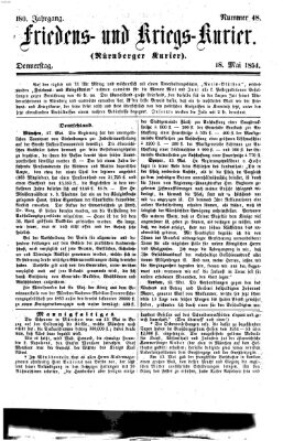 Nürnberger Friedens- und Kriegs-Kurier Donnerstag 18. Mai 1854