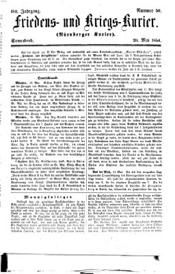 Nürnberger Friedens- und Kriegs-Kurier Samstag 20. Mai 1854