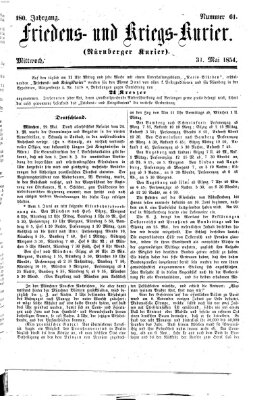 Nürnberger Friedens- und Kriegs-Kurier Mittwoch 31. Mai 1854