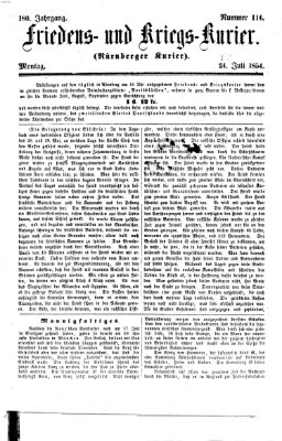 Nürnberger Friedens- und Kriegs-Kurier Montag 24. Juli 1854