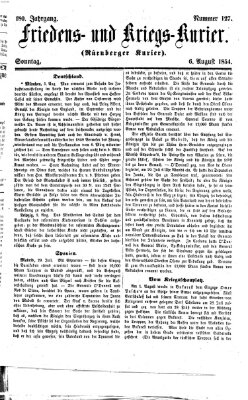 Nürnberger Friedens- und Kriegs-Kurier Sonntag 6. August 1854