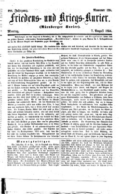 Nürnberger Friedens- und Kriegs-Kurier Montag 7. August 1854