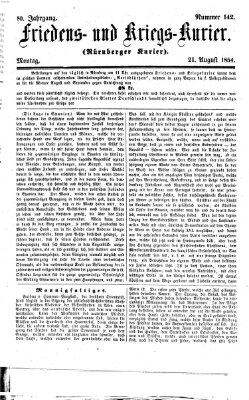 Nürnberger Friedens- und Kriegs-Kurier Montag 21. August 1854