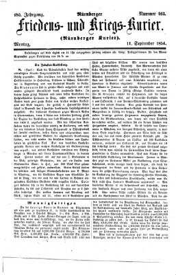 Nürnberger Friedens- und Kriegs-Kurier Montag 11. September 1854