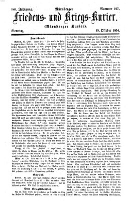 Nürnberger Friedens- und Kriegs-Kurier Sonntag 15. Oktober 1854