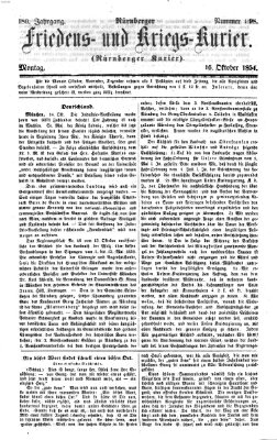 Nürnberger Friedens- und Kriegs-Kurier Montag 16. Oktober 1854