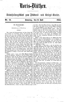 Nürnberger Friedens- und Kriegs-Kurier Sonntag 9. Juli 1854