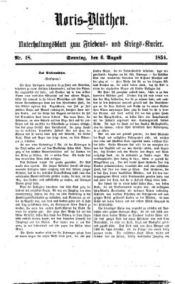 Nürnberger Friedens- und Kriegs-Kurier Sonntag 6. August 1854