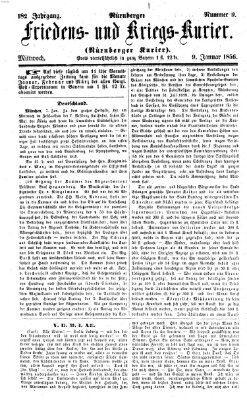 Nürnberger Friedens- und Kriegs-Kurier Mittwoch 9. Januar 1856