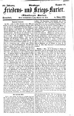 Nürnberger Friedens- und Kriegs-Kurier Samstag 8. März 1856