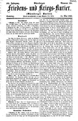 Nürnberger Friedens- und Kriegs-Kurier Sonntag 11. Mai 1856