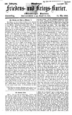 Nürnberger Friedens- und Kriegs-Kurier Donnerstag 15. Mai 1856