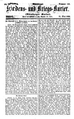 Nürnberger Friedens- und Kriegs-Kurier Mittwoch 21. Mai 1856