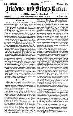 Nürnberger Friedens- und Kriegs-Kurier Sonntag 8. Juni 1856