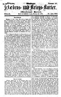 Nürnberger Friedens- und Kriegs-Kurier Mittwoch 18. Juni 1856