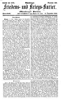 Nürnberger Friedens- und Kriegs-Kurier Samstag 6. Dezember 1856