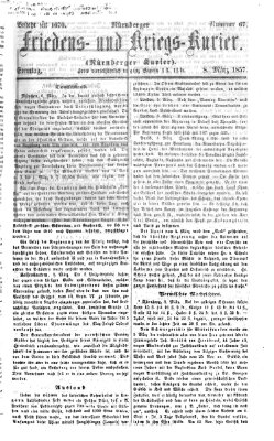 Nürnberger Friedens- und Kriegs-Kurier Sonntag 8. März 1857