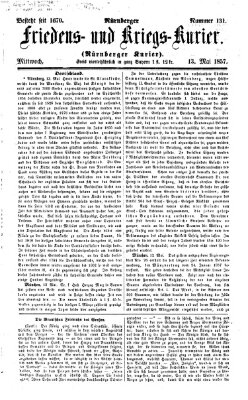 Nürnberger Friedens- und Kriegs-Kurier Mittwoch 13. Mai 1857