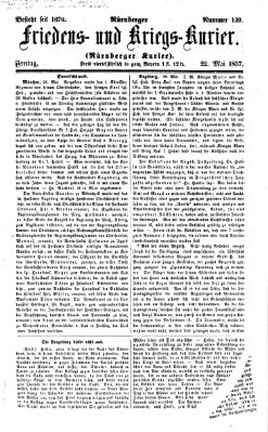 Nürnberger Friedens- und Kriegs-Kurier Freitag 22. Mai 1857