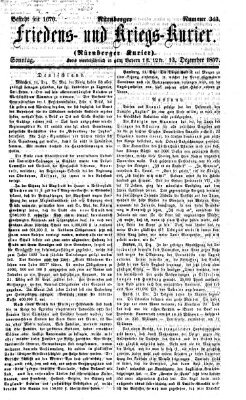 Nürnberger Friedens- und Kriegs-Kurier Sonntag 13. Dezember 1857