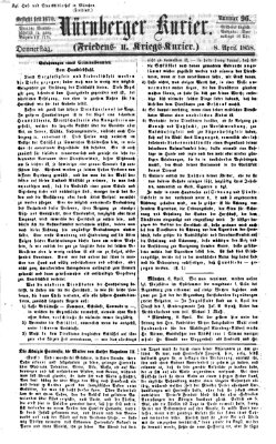 Nürnberger Kurier (Nürnberger Friedens- und Kriegs-Kurier) Donnerstag 8. April 1858