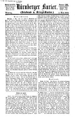 Nürnberger Kurier (Nürnberger Friedens- und Kriegs-Kurier) Montag 3. Mai 1858