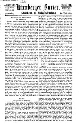 Nürnberger Kurier (Nürnberger Friedens- und Kriegs-Kurier) Freitag 14. Mai 1858