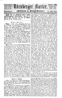 Nürnberger Kurier (Nürnberger Friedens- und Kriegs-Kurier) Samstag 14. Mai 1859