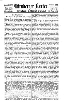 Nürnberger Kurier (Nürnberger Friedens- und Kriegs-Kurier) Samstag 11. Juni 1859