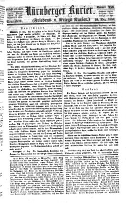 Nürnberger Kurier (Nürnberger Friedens- und Kriegs-Kurier) Samstag 24. Dezember 1859