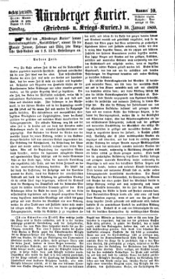 Nürnberger Kurier (Nürnberger Friedens- und Kriegs-Kurier) Dienstag 10. Januar 1860